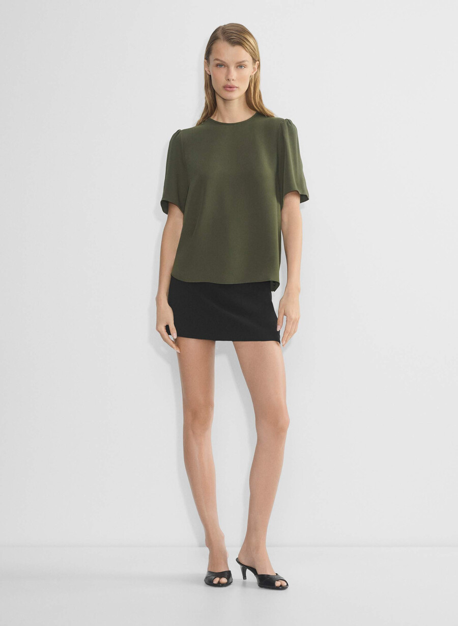 matilda blouse dark olive