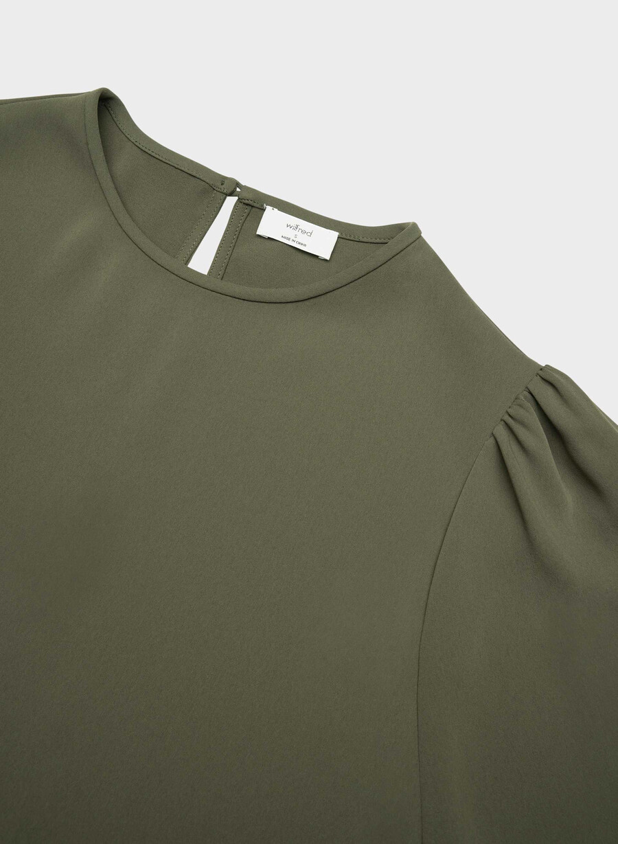 matilda blouse dark olive