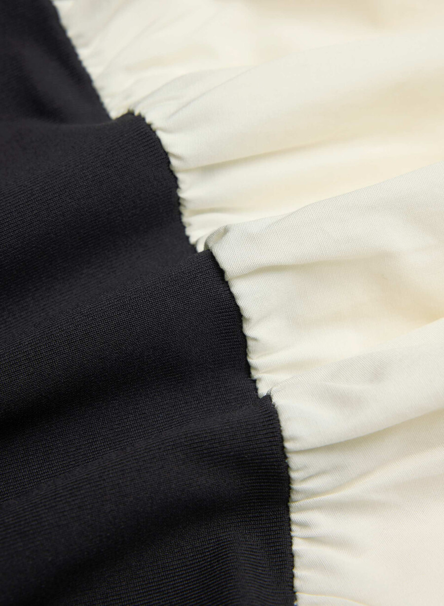 private poplin dress light birchblack