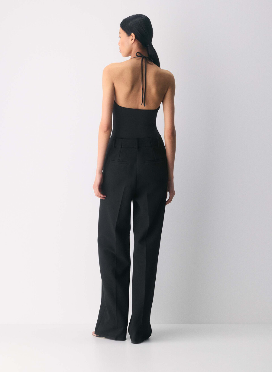 original contour grace halter top black