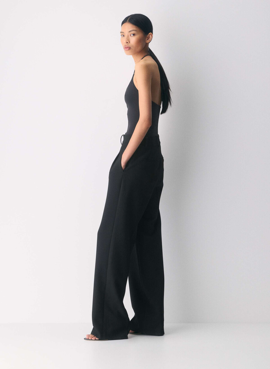 original contour grace halter top black