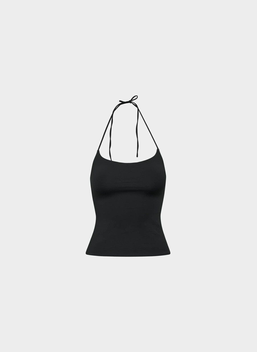 original contour grace halter top black