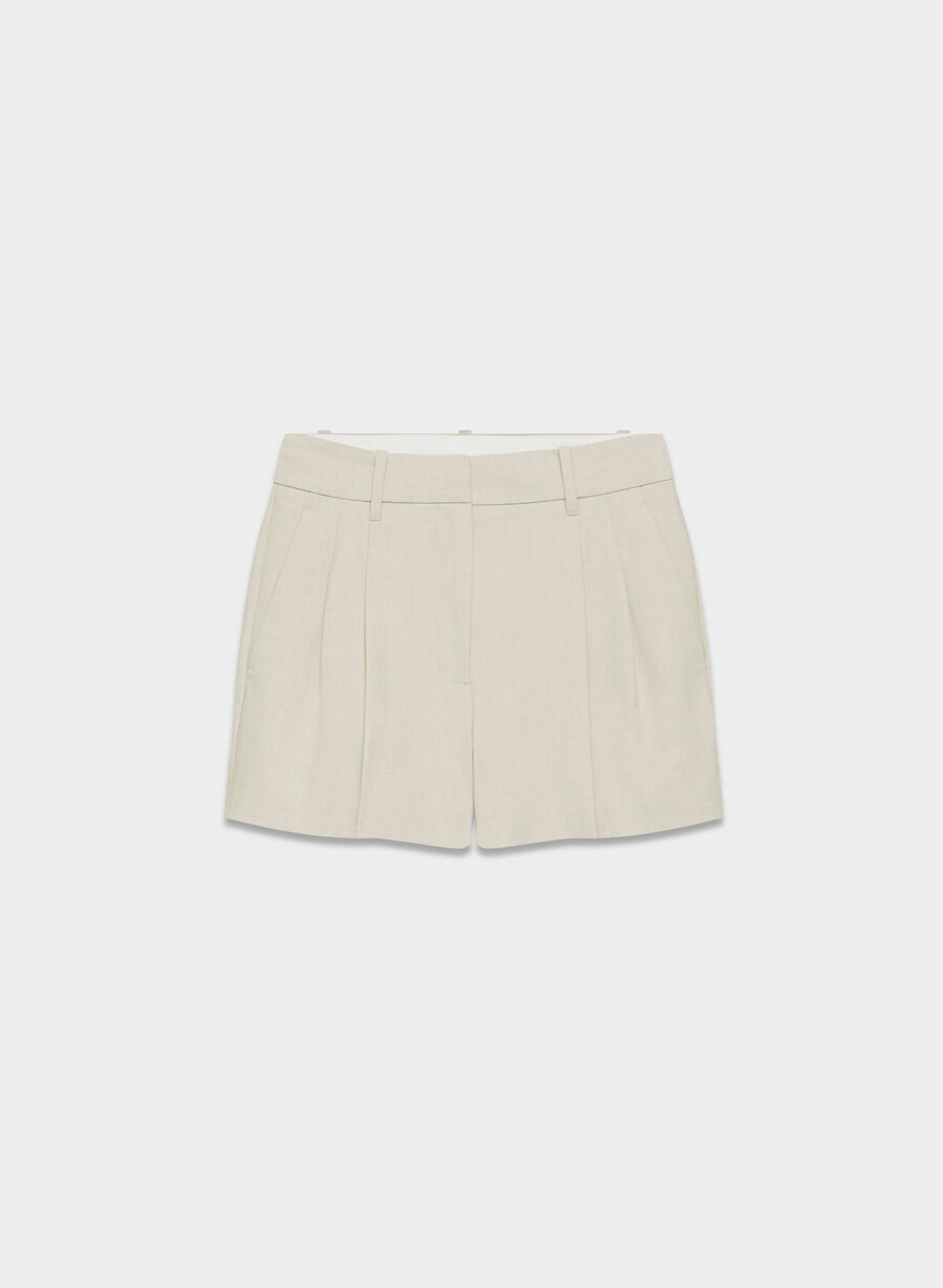 the effortless short mini - ressential light heather matte pearl