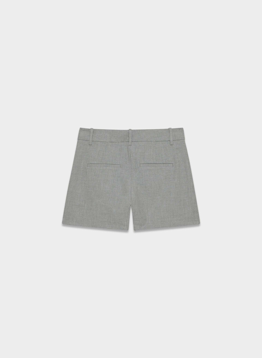 the effortless short mini - ressential light heather dark grey