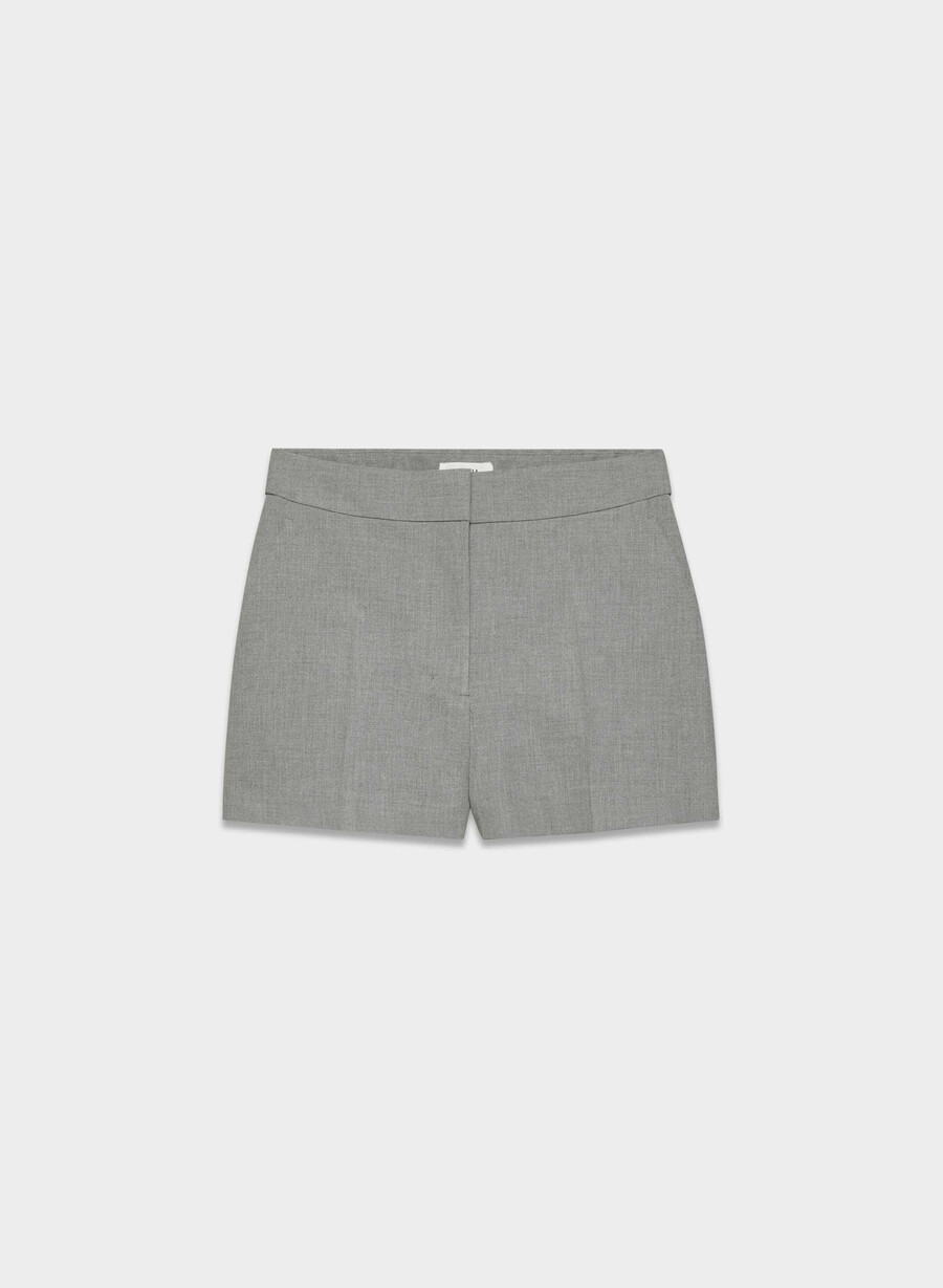the limitless short mini - ressential light heather dark grey