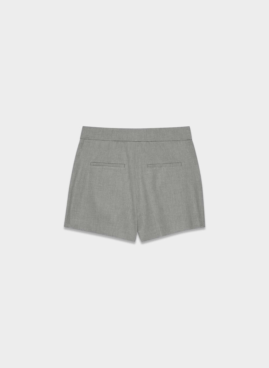 the limitless short mini - ressential light heather dark grey
