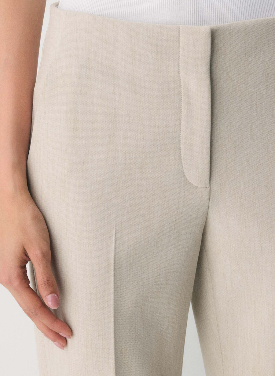 markova pant - ressential heather matte pearl