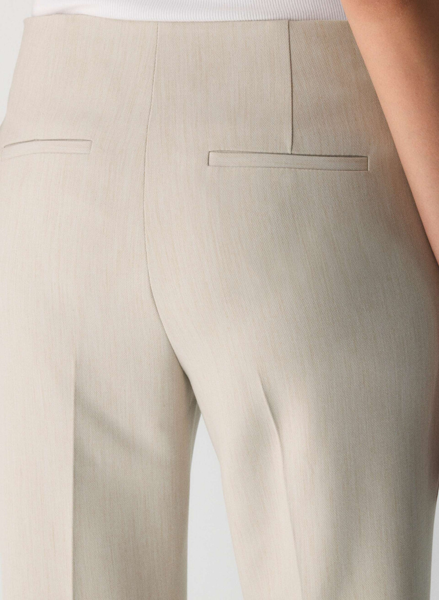 markova pant - ressential heather matte pearl
