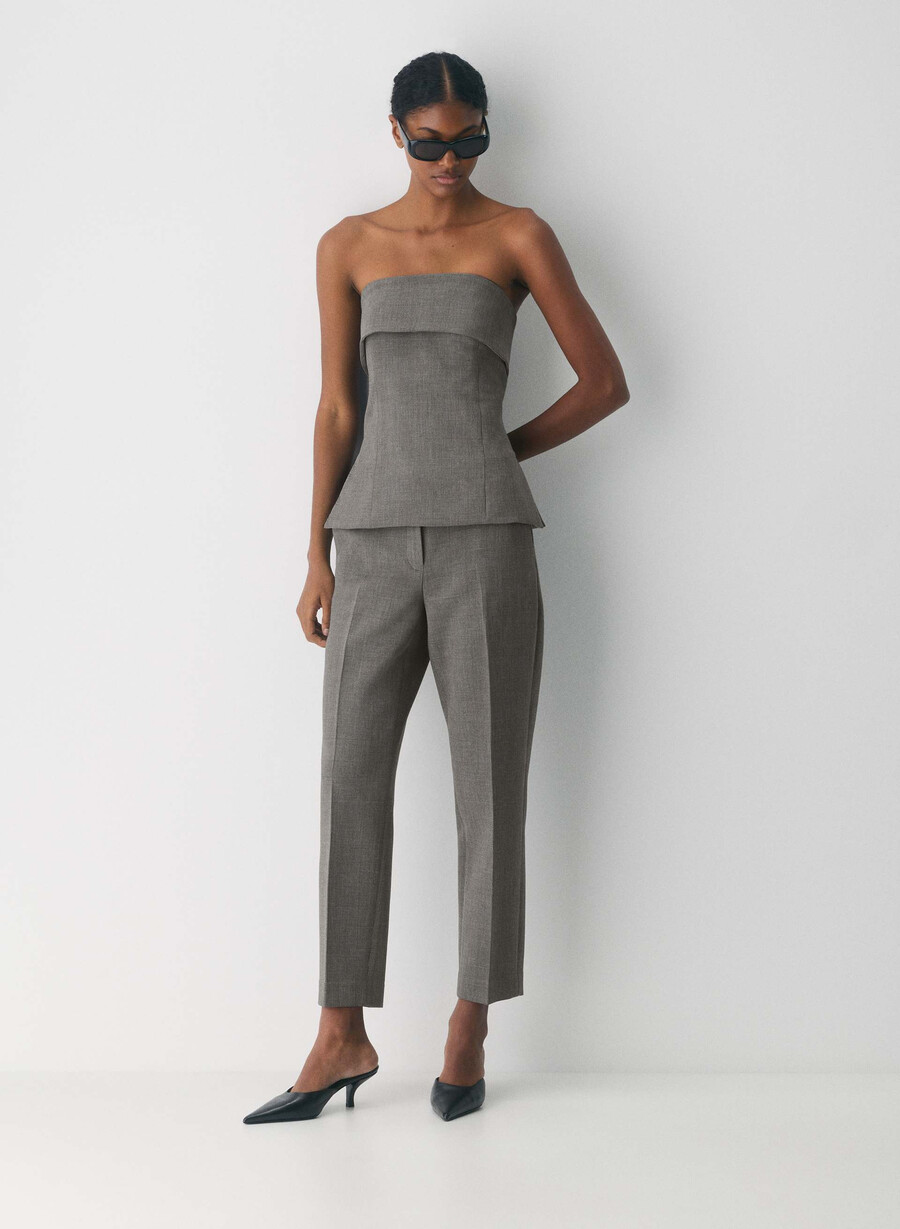 markova pant - ressential eton check h d gr m