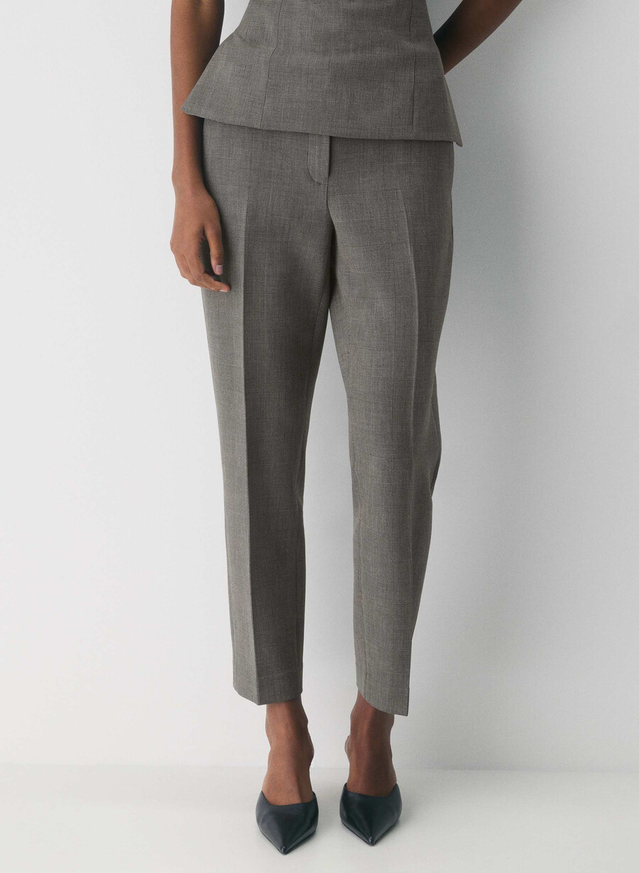markova pant - ressential eton check h d gr m