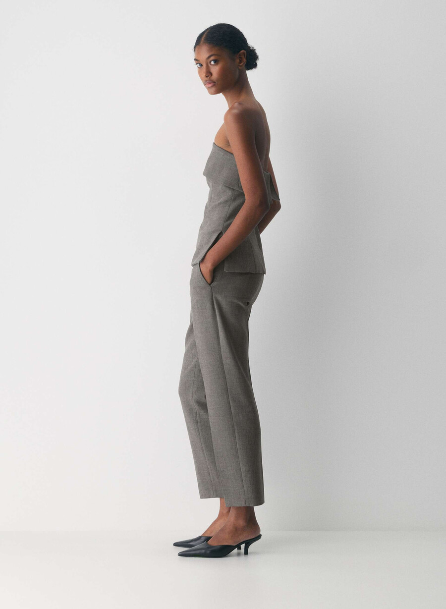 markova pant - ressential eton check h d gr m