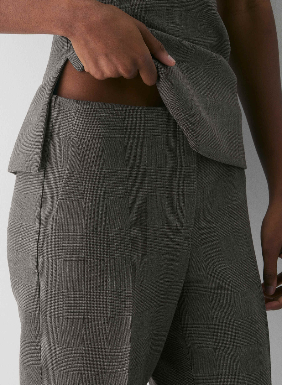 markova pant - ressential eton check h d gr m