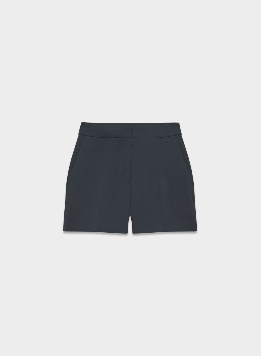 the limitless short curve-fit mid-thigh - crepette dark night navy