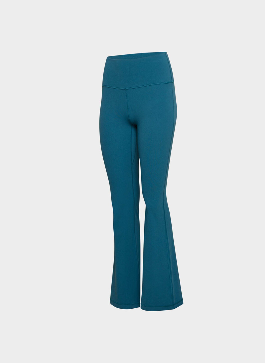 butter cheeky hi-rise flare 30 legging nocturnal blue