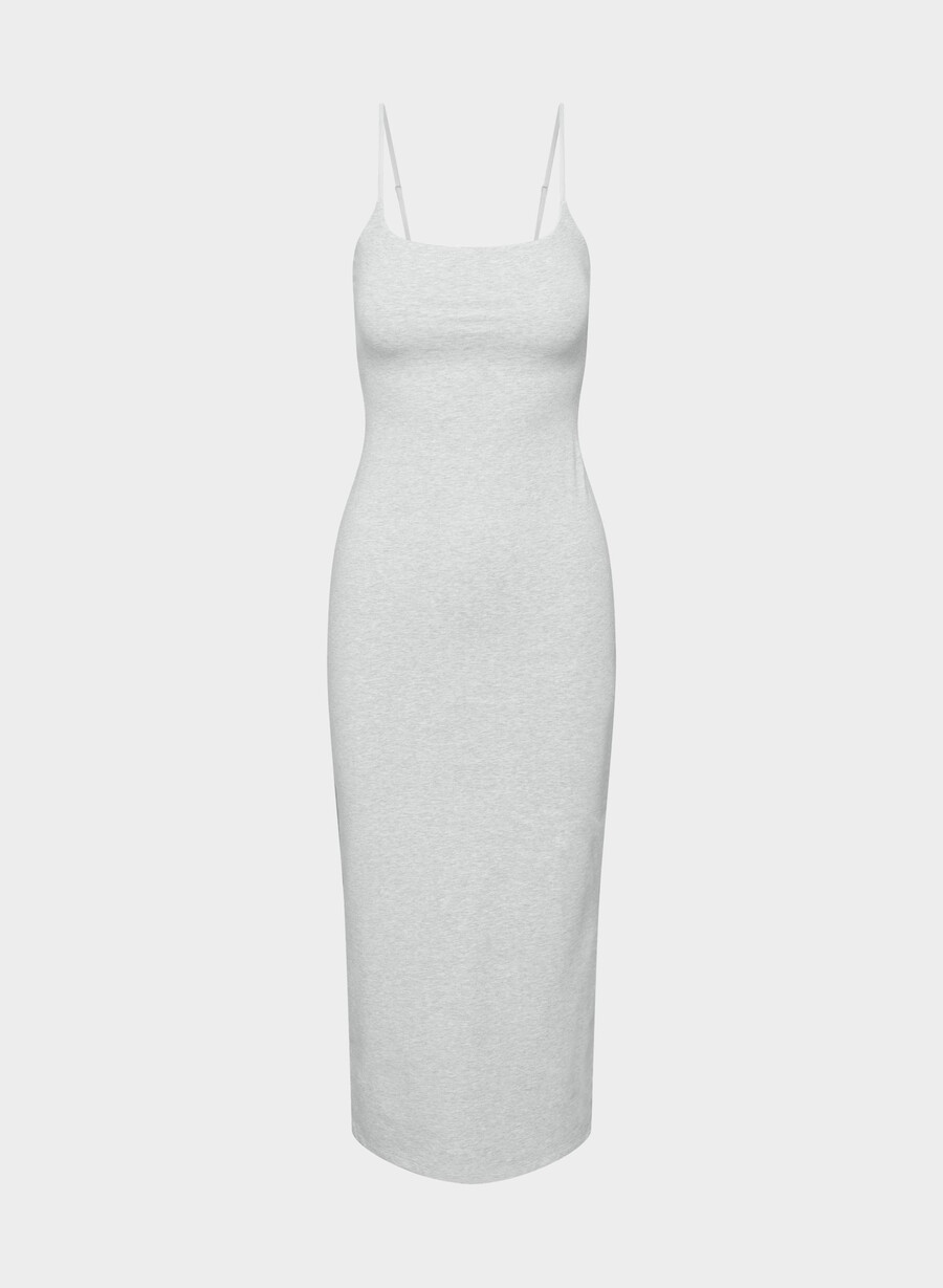 casual contour summon maxi cami dress heather chrome