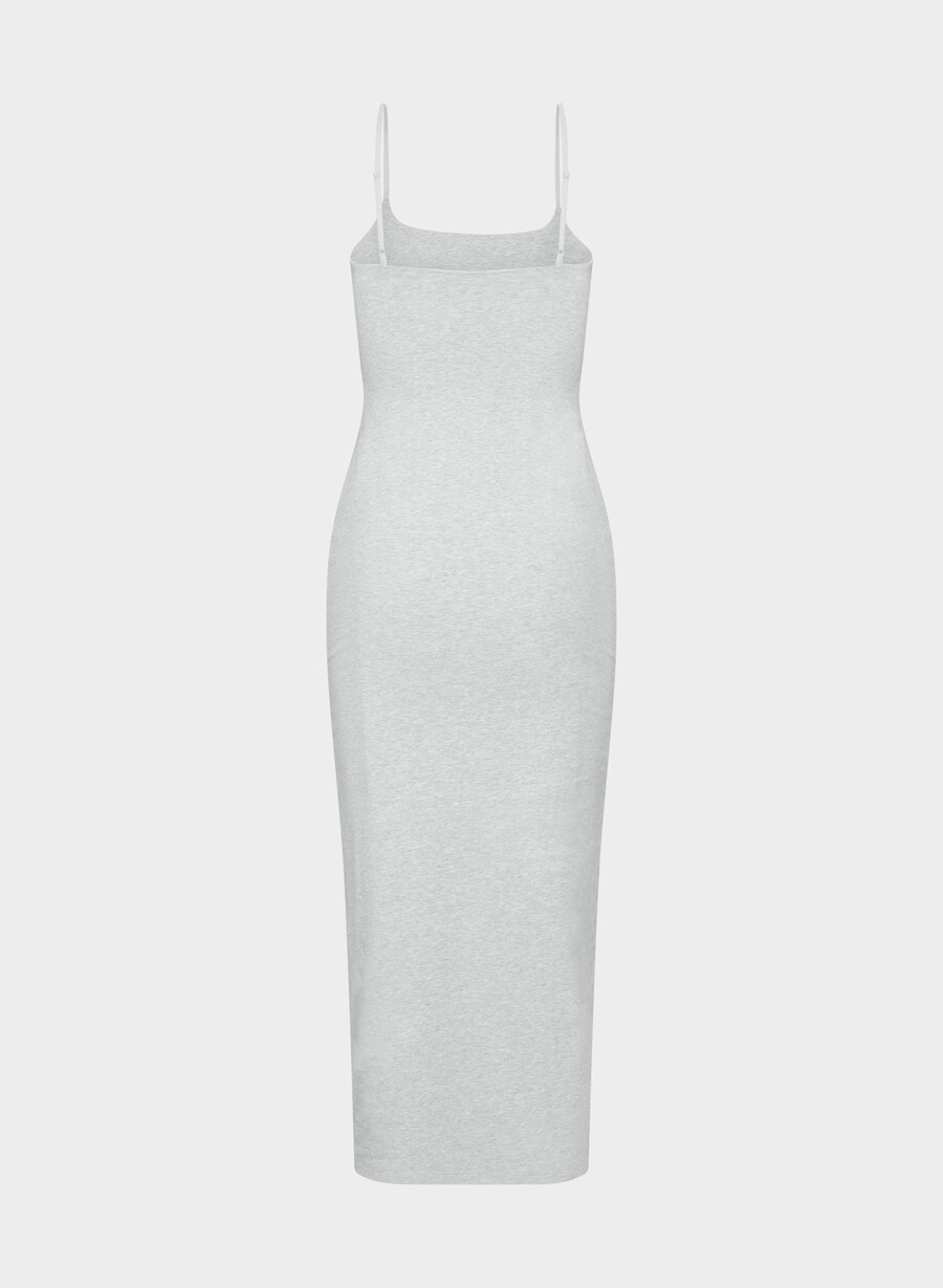casual contour summon maxi cami dress heather chrome
