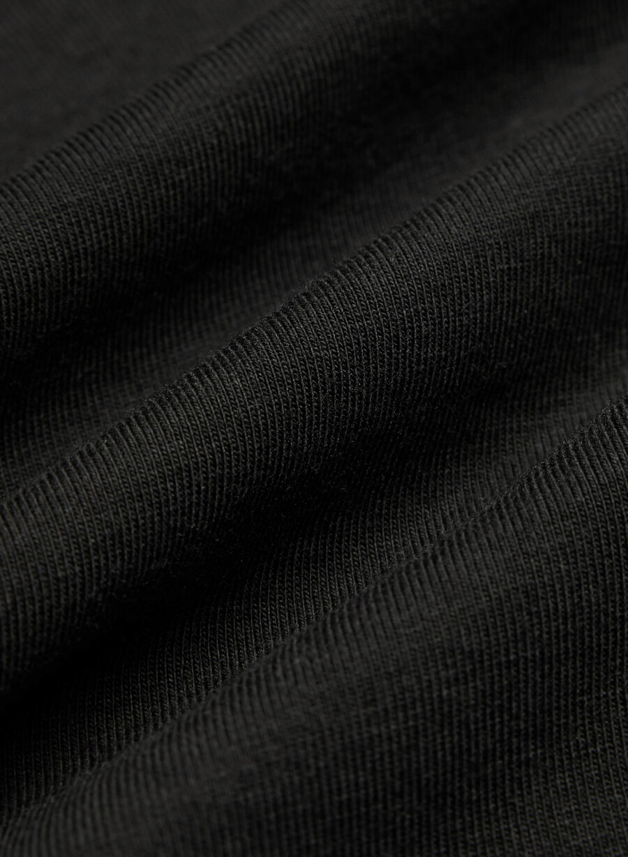 casual contour ravish top black