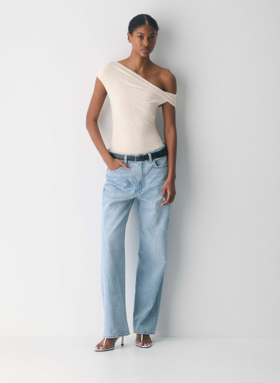 casual contour ravish top heather light oatmea