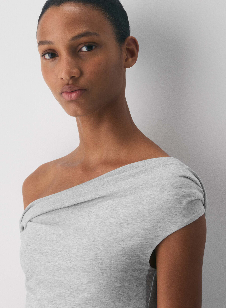 casual contour ravish top heather chrome