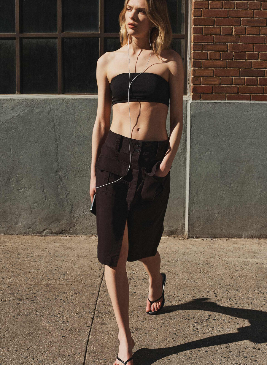 rambler skirt washed black