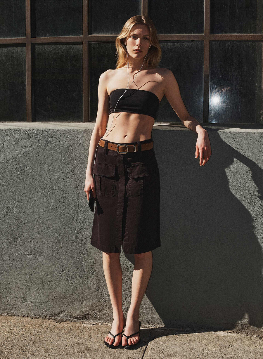 rambler skirt washed black