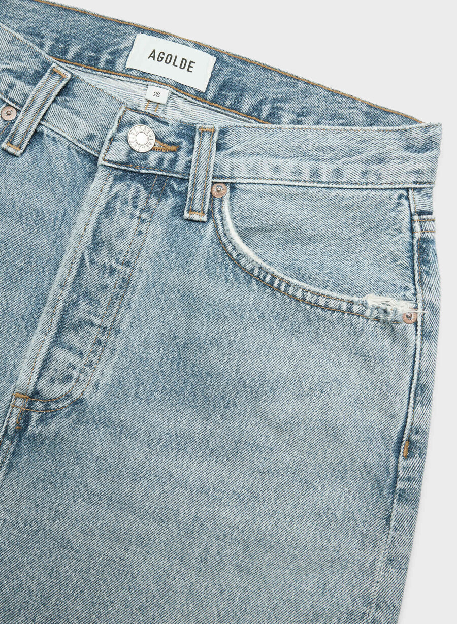 agolde v-waist mini skirt force