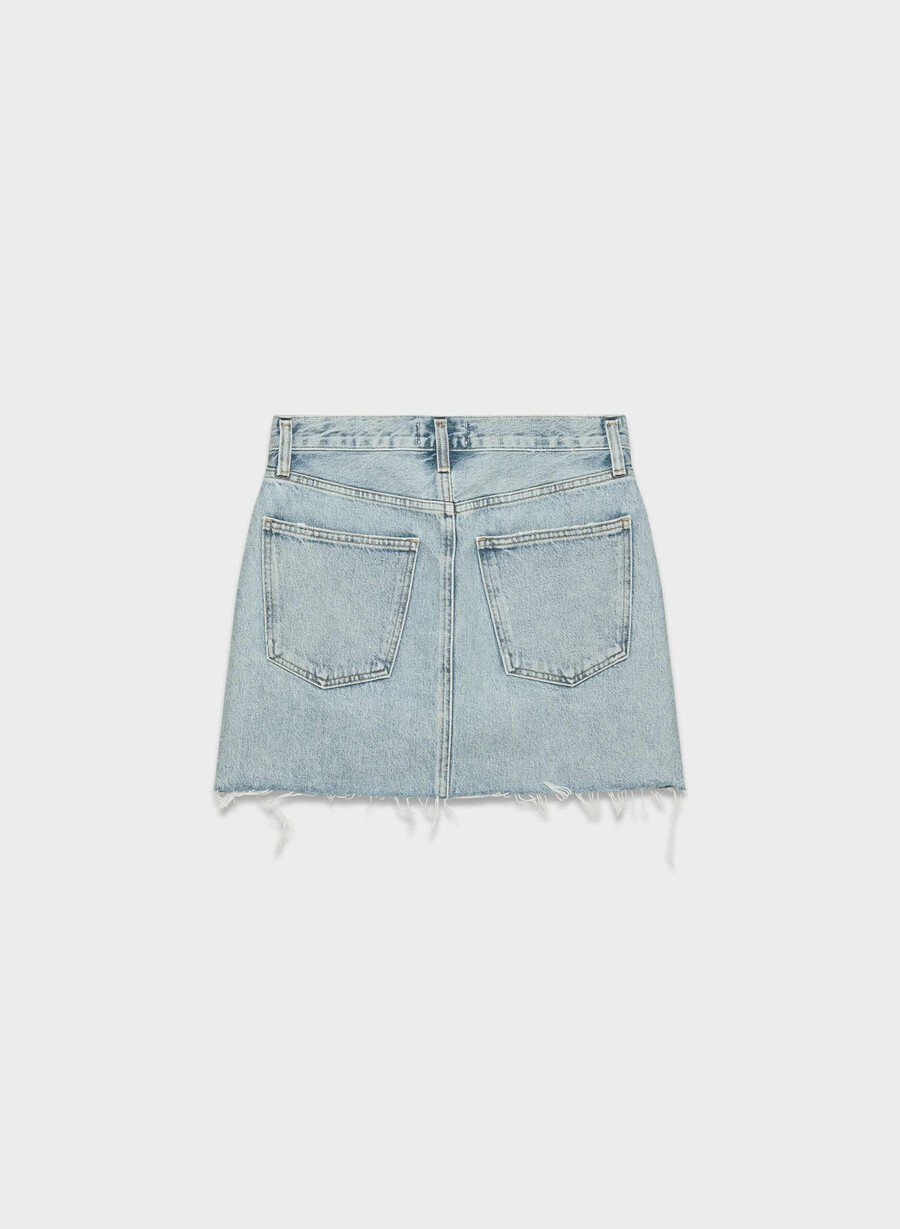 agolde v-waist mini skirt force