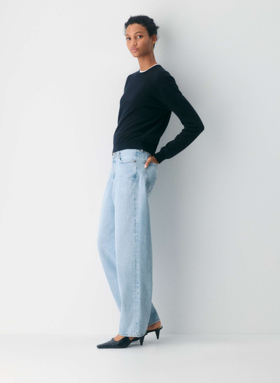 agolde v-waist baggy jean fairway