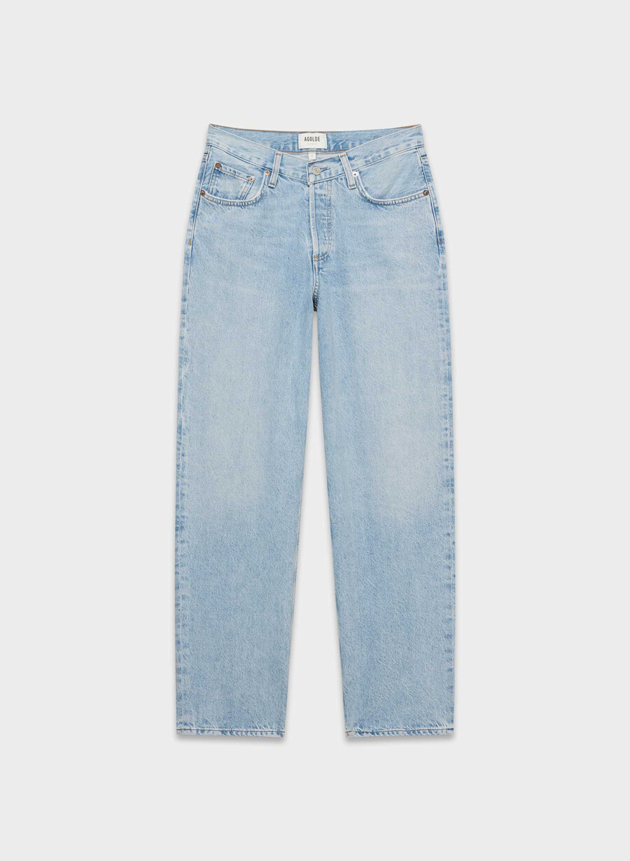 agolde v-waist baggy jean fairway