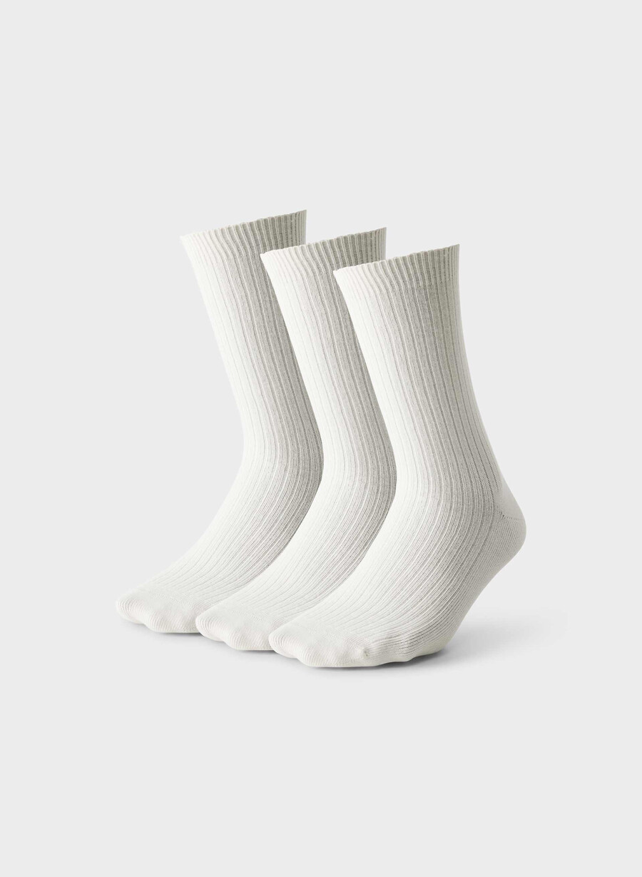 daily crew sock 3-pack light birch