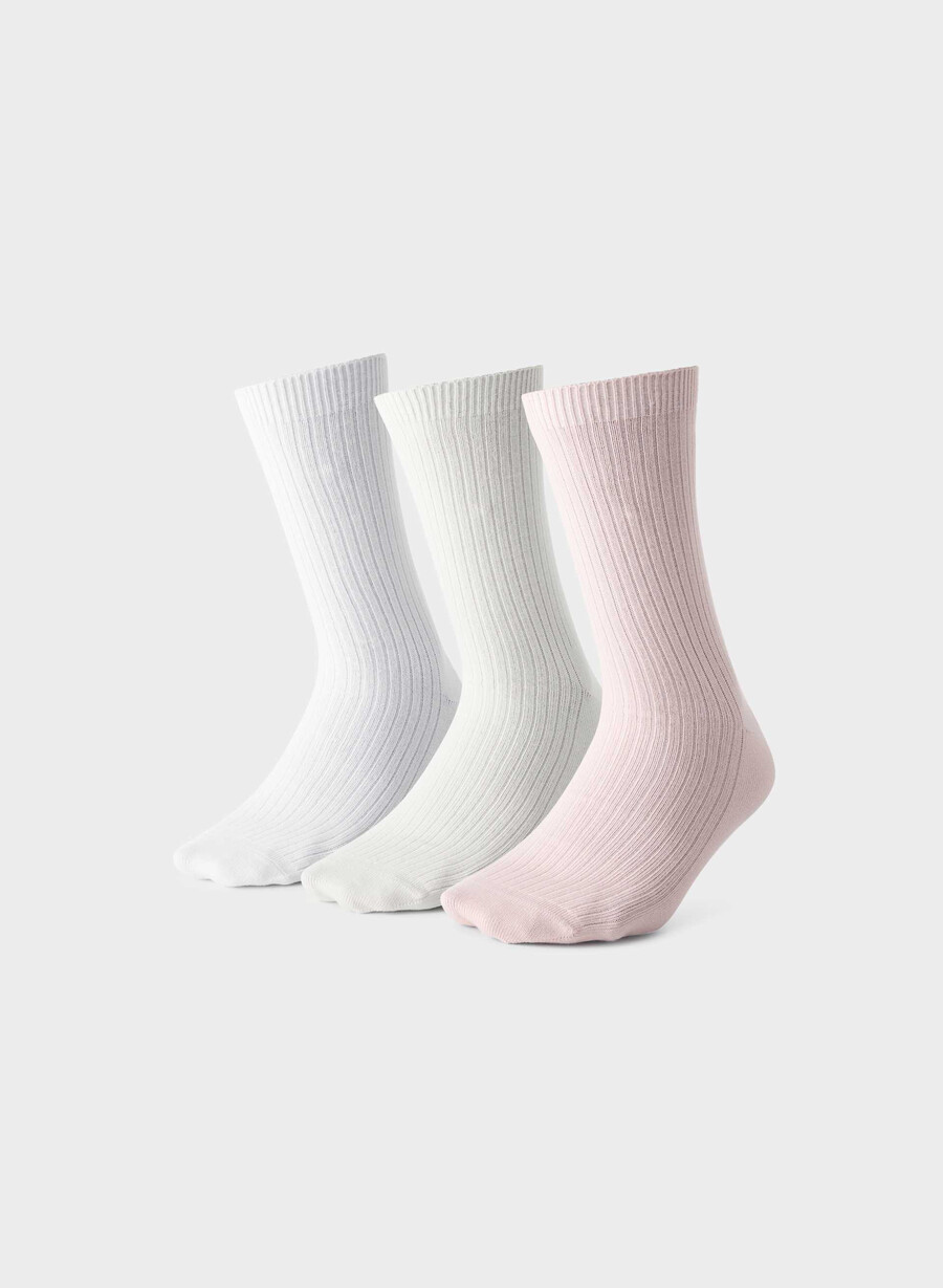 daily crew sock 3-pack wtlt birch villa pnk