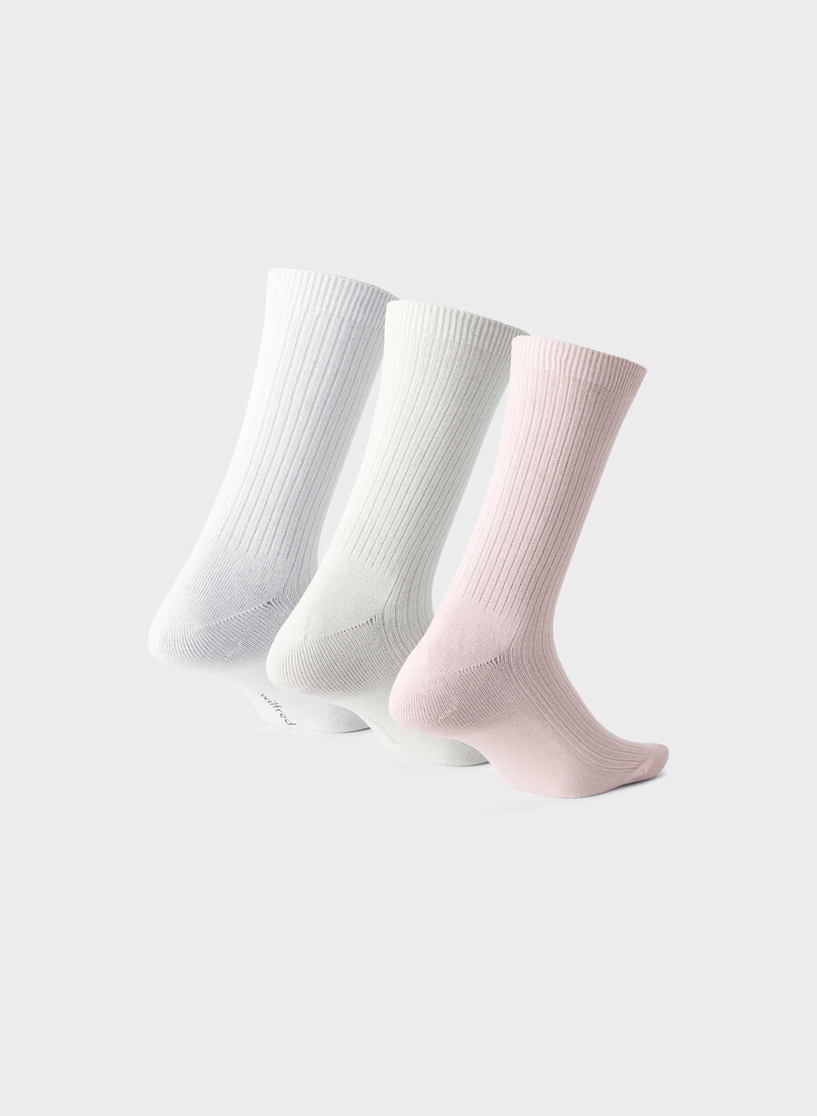 daily crew sock 3-pack wtlt birch villa pnk