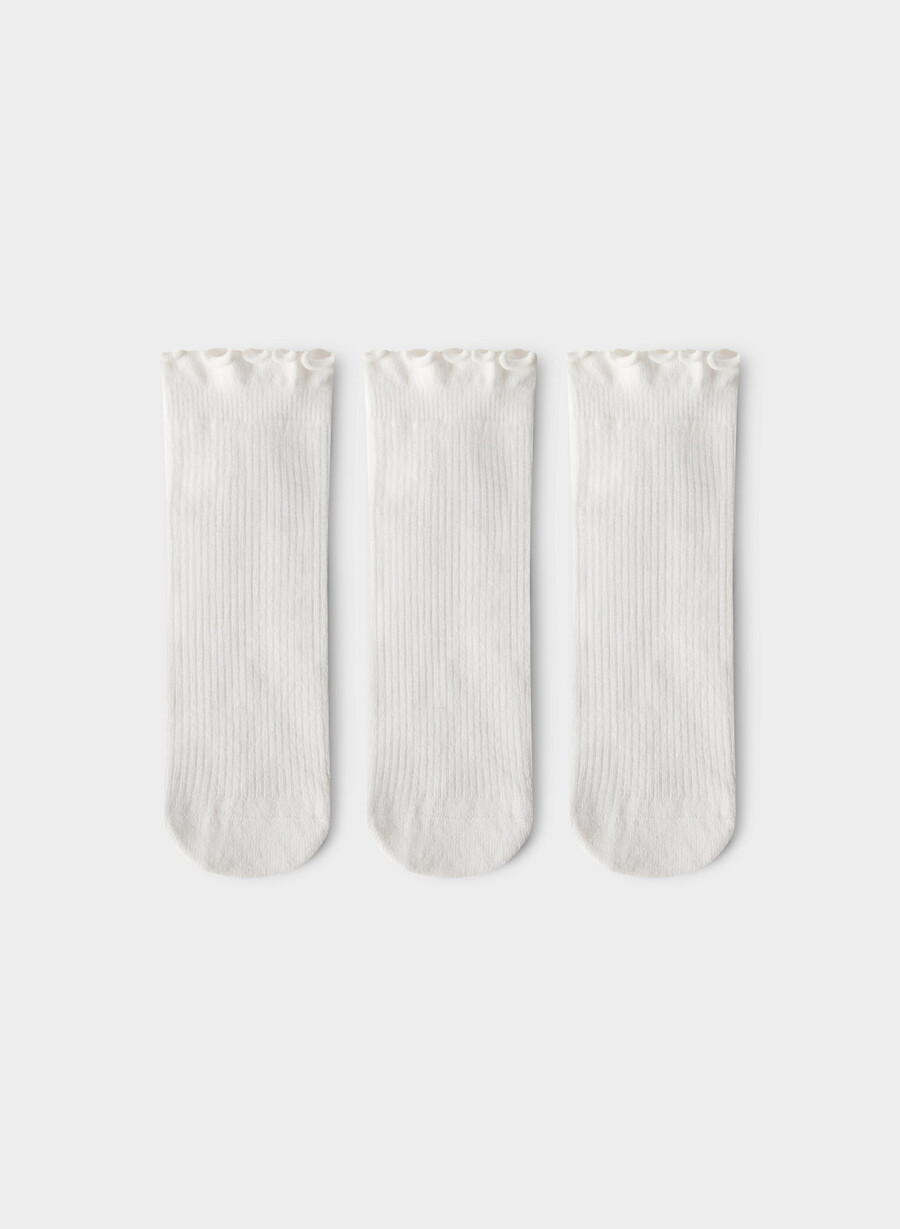 sugarplum ankle sock 3-pack light birch