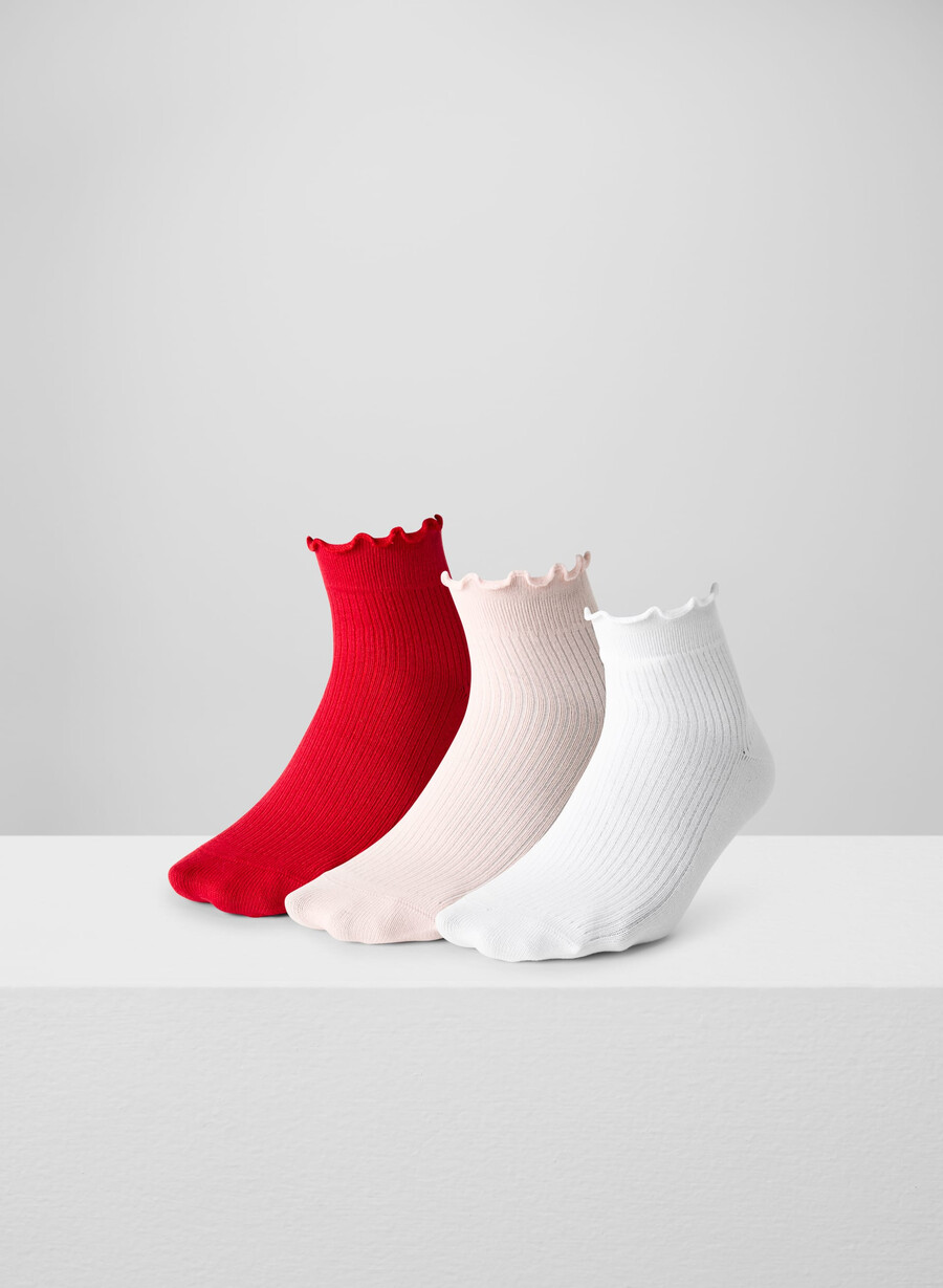 sugarplum ankle sock 3-pack wtvla pnkfl rd