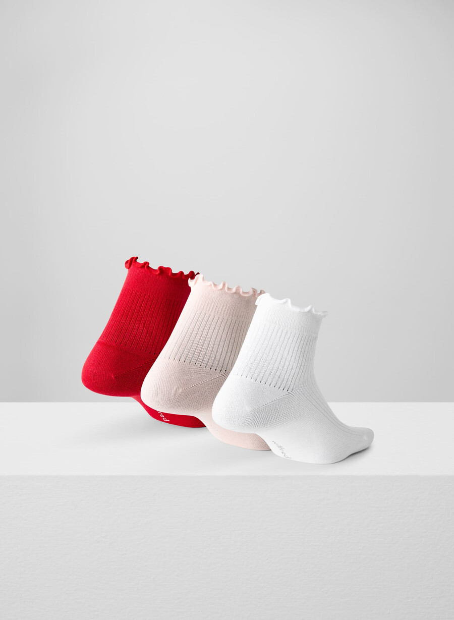 sugarplum ankle sock 3-pack wtvla pnkfl rd