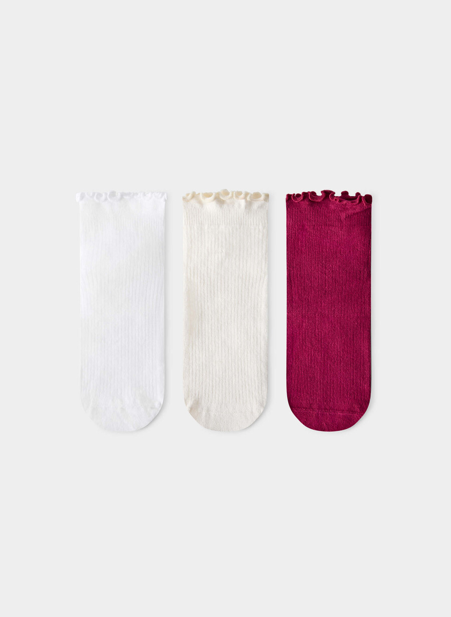 sugarplum ankle sock 3-pack wtlt birchjcy rose
