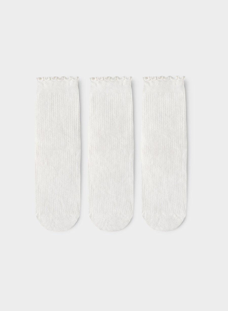 sugarplum crew sock 3-pack light birch