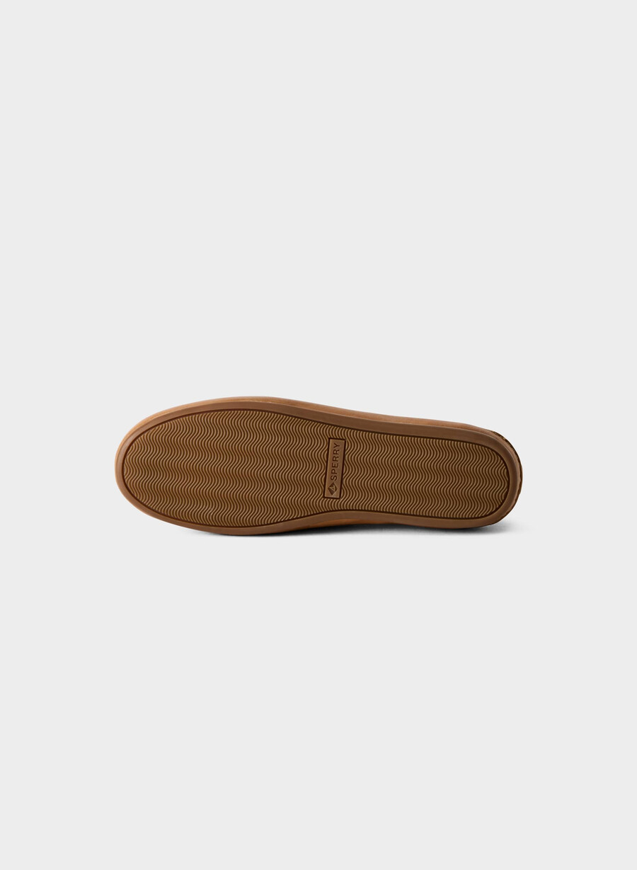 sperry x aritzia slim boat shoe - smooth leather sahara sand