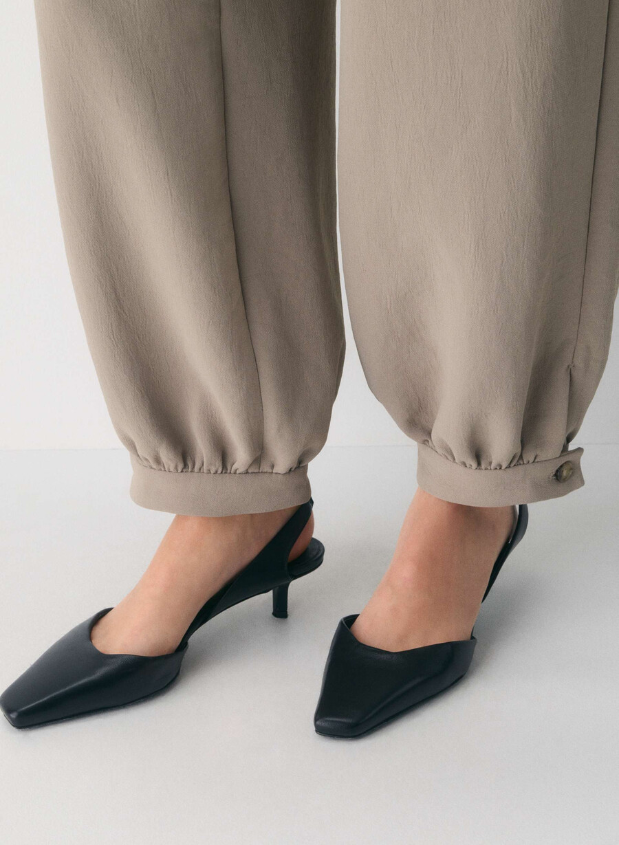 saffron pant - crepette nomad taupe