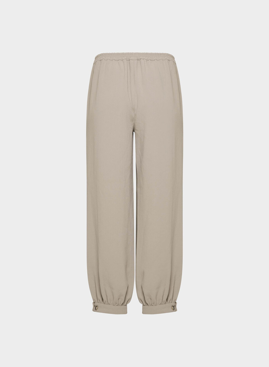 saffron pant - crepette nomad taupe