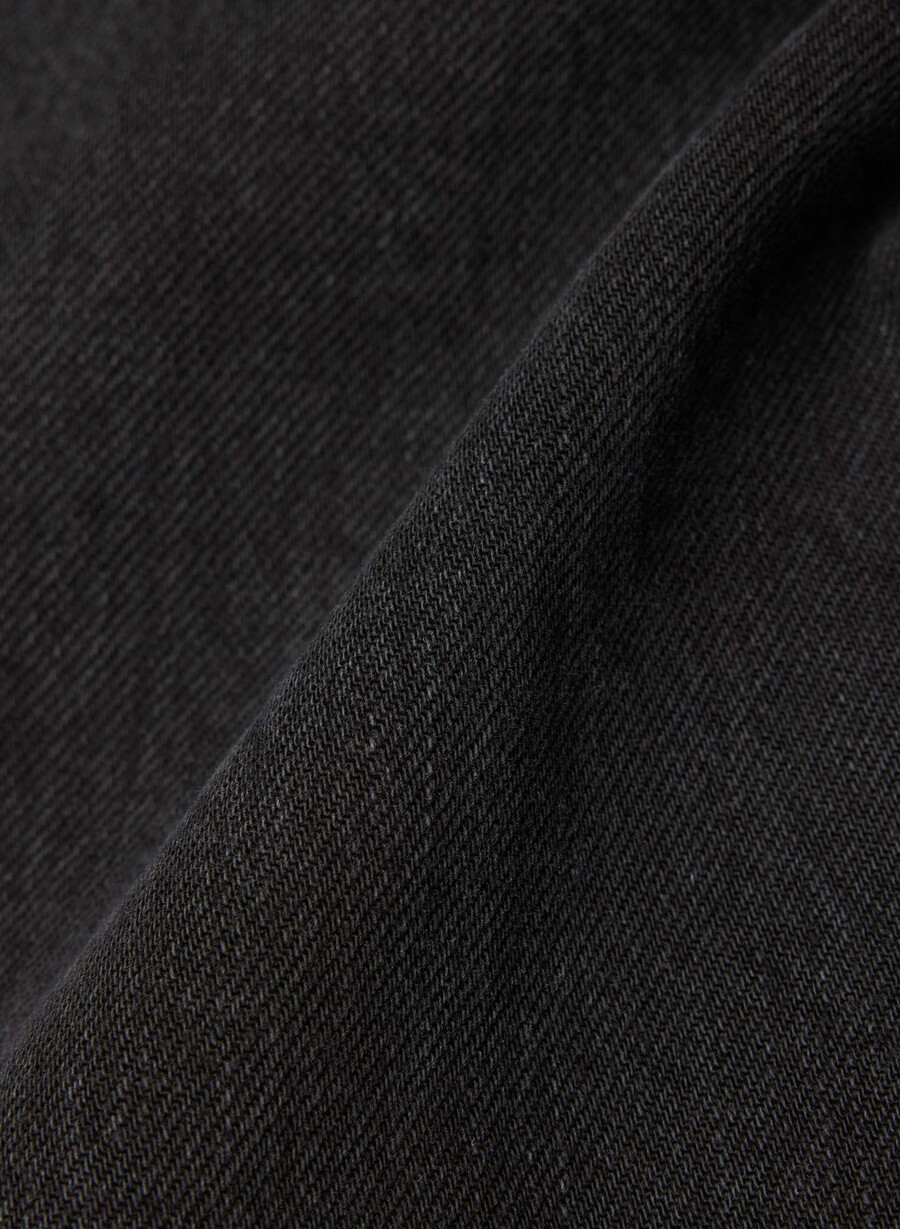denim forum the farrah lo-rise wide jean black eyeliner