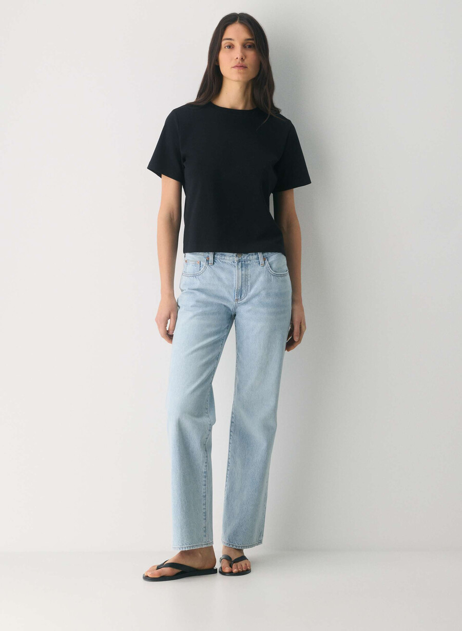 denim forum the farrah lo-rise wide jean 15 yrs brl thr bleu