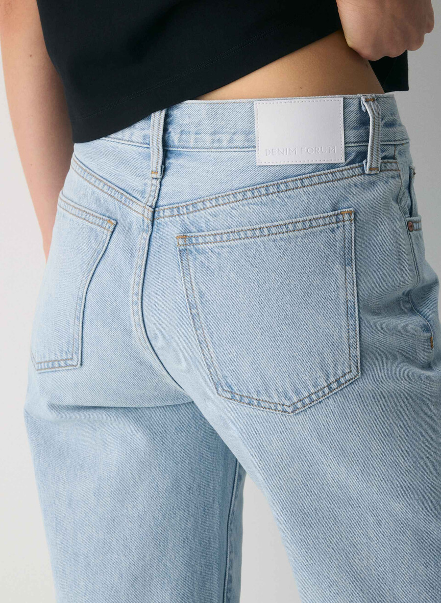 denim forum the farrah lo-rise wide jean 15 yrs brl thr bleu