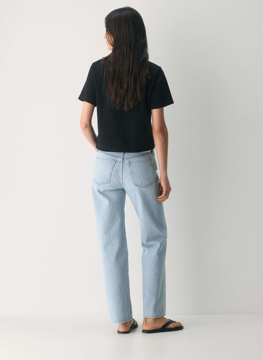 denim forum the farrah lo-rise wide jean 15 yrs brl thr bleu