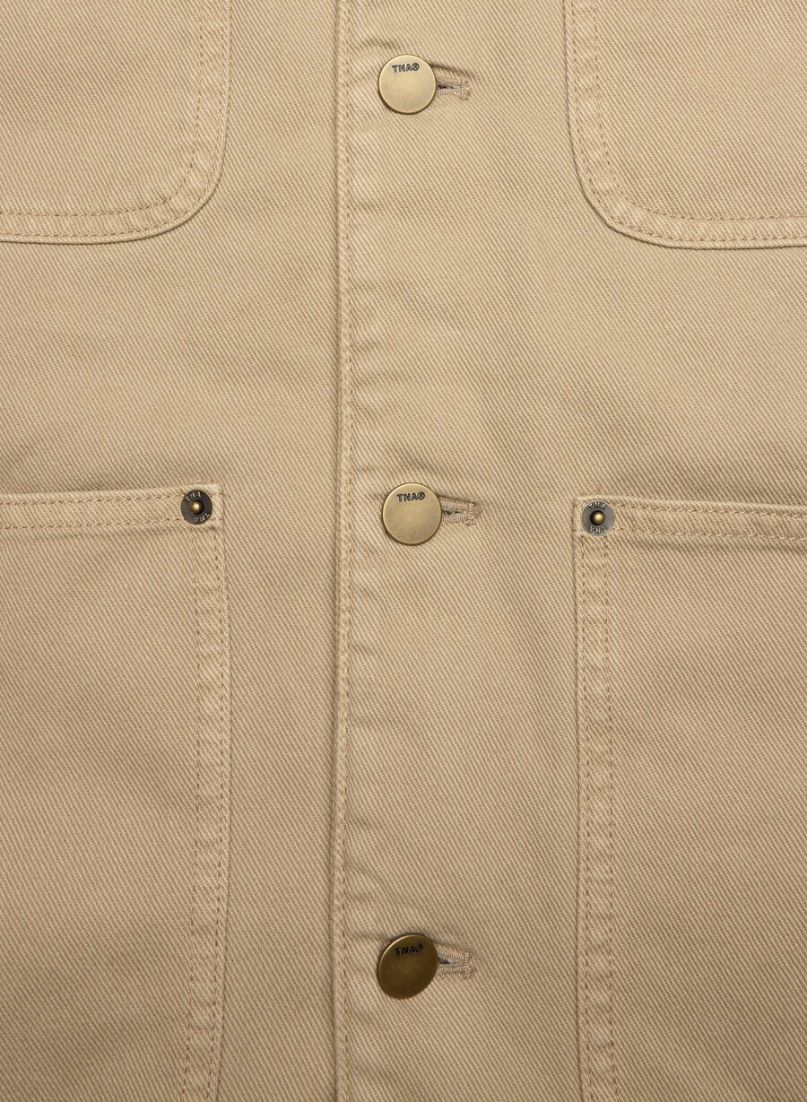 barnett chore jacket tan khaki