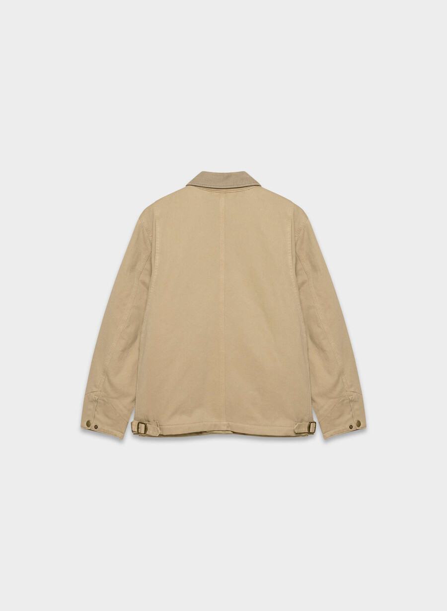 barnett chore jacket tan khaki