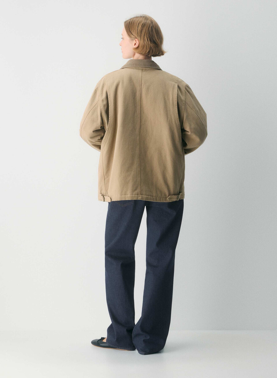 barnett chore jacket no-stress medium blu