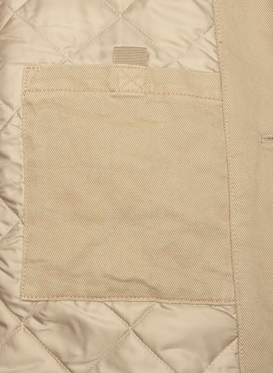 barnett chore jacket vintage tan khaki