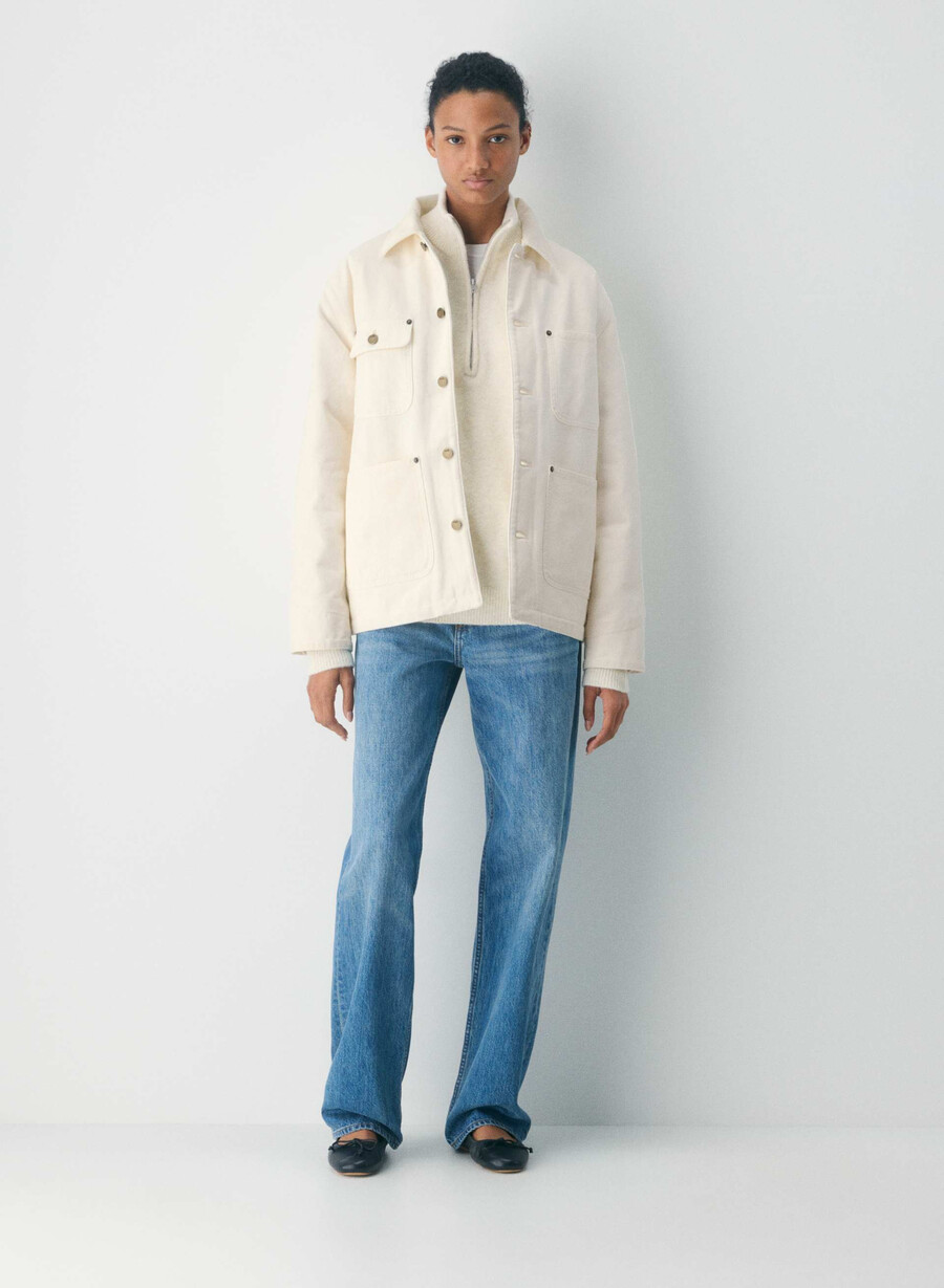 barnett chore jacket vintg light birch