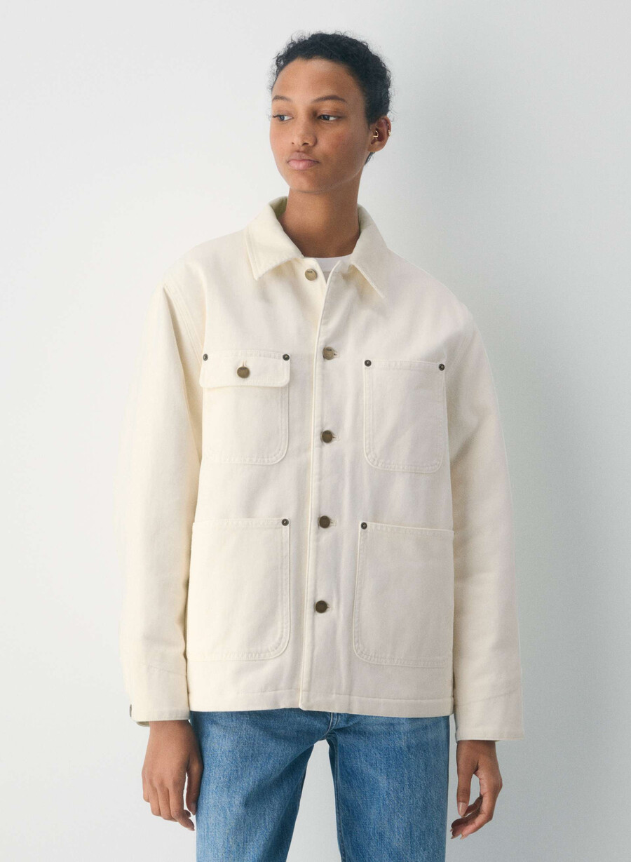 barnett chore jacket vintg light birch